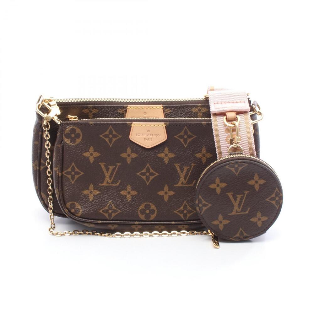 Louis Vuitton Multi Pochette Accessoires Shoulder Bag Canvas Leather Monogram